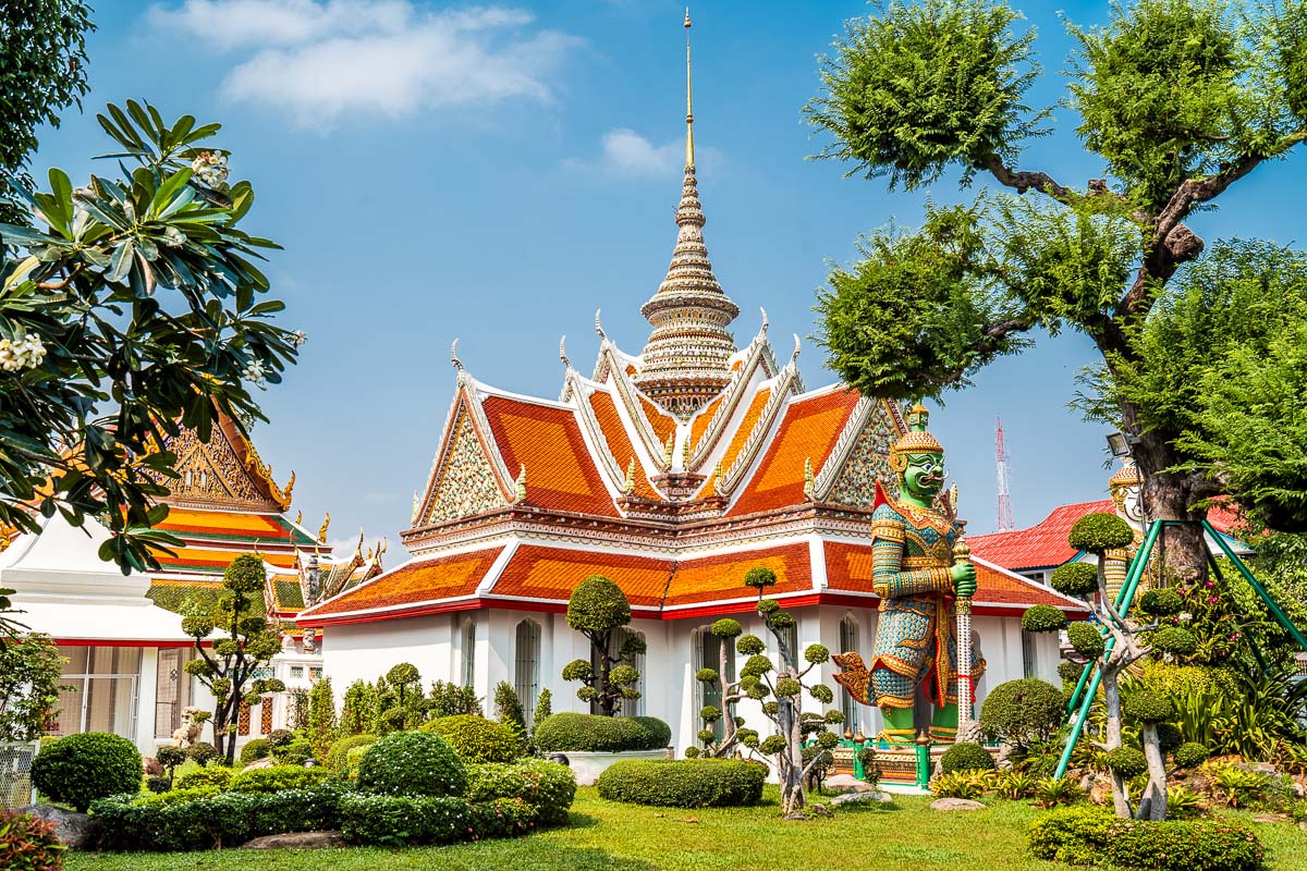 Beautiful temple at Wat Arun Bangkok