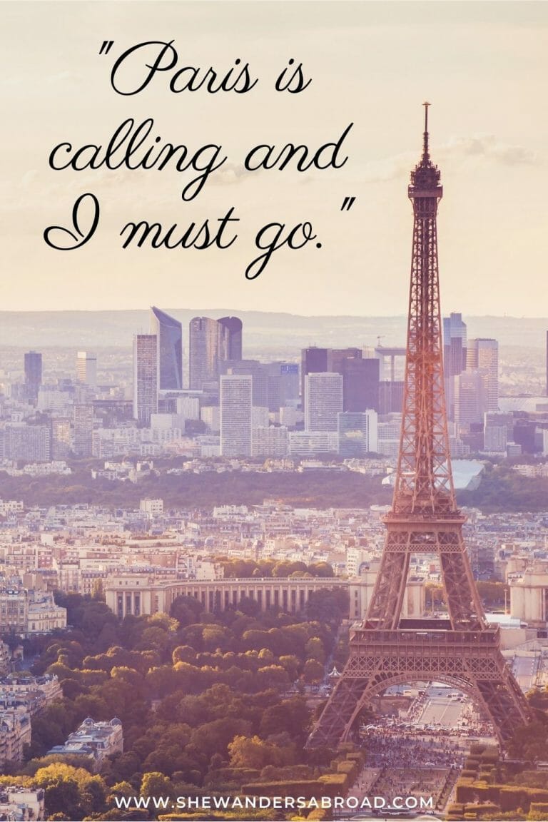 70 Amazing Instagram Captions for Paris (Quotes, Puns & More!) | She ...