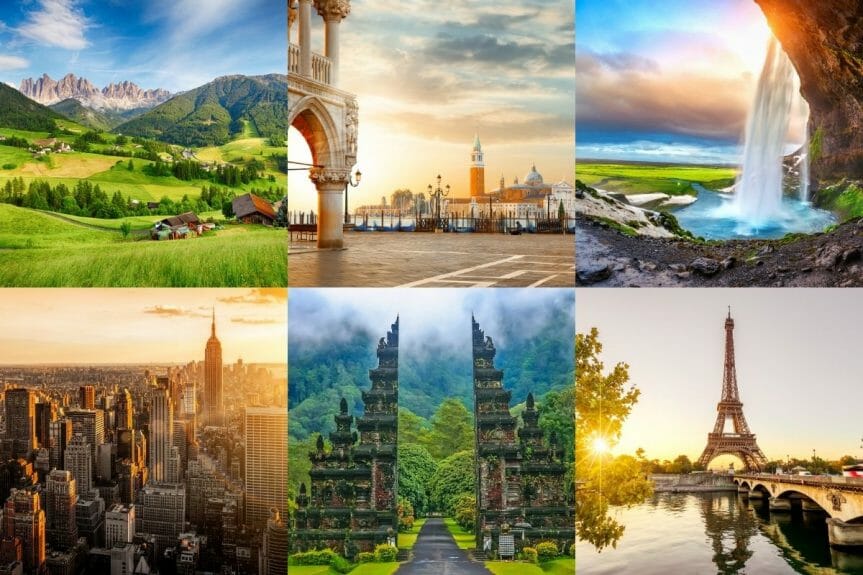 which travel destination is most trendy
