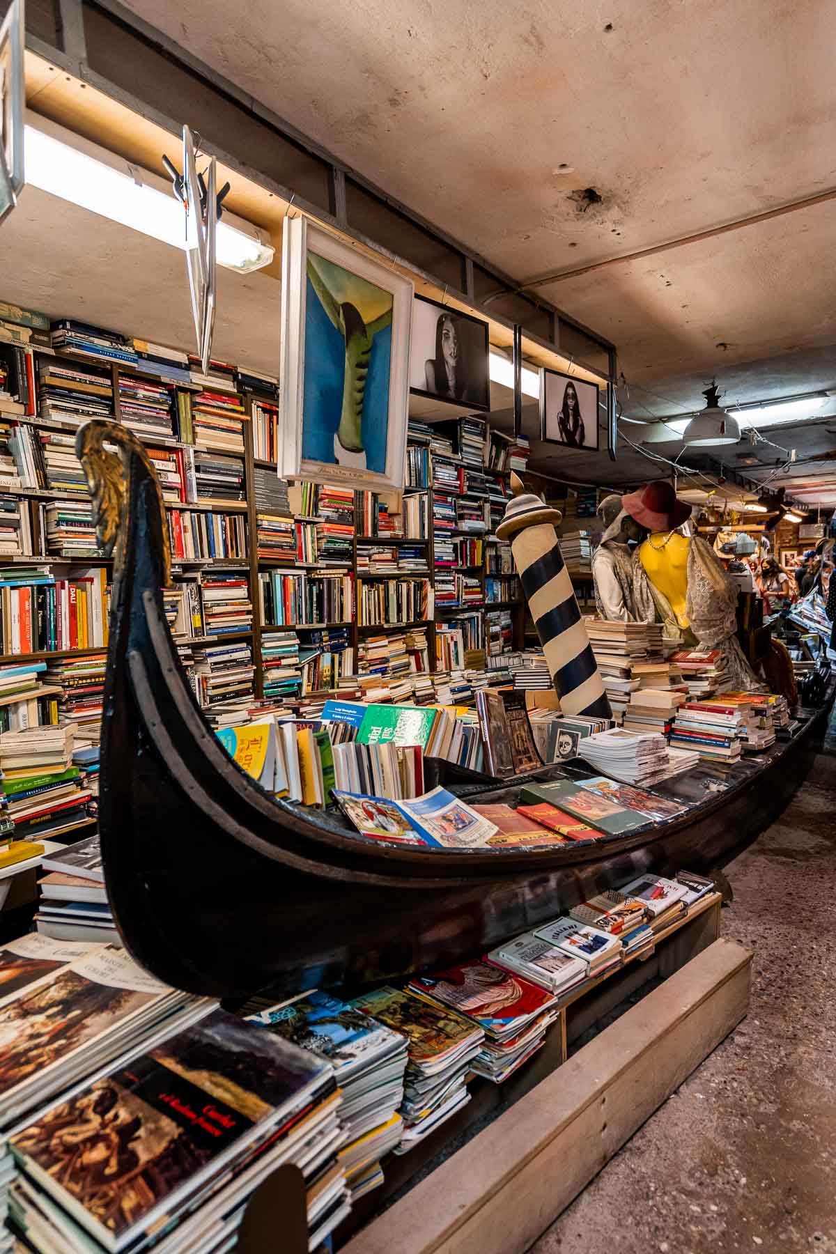 Libreria Acqua Alta in Venice, Italy