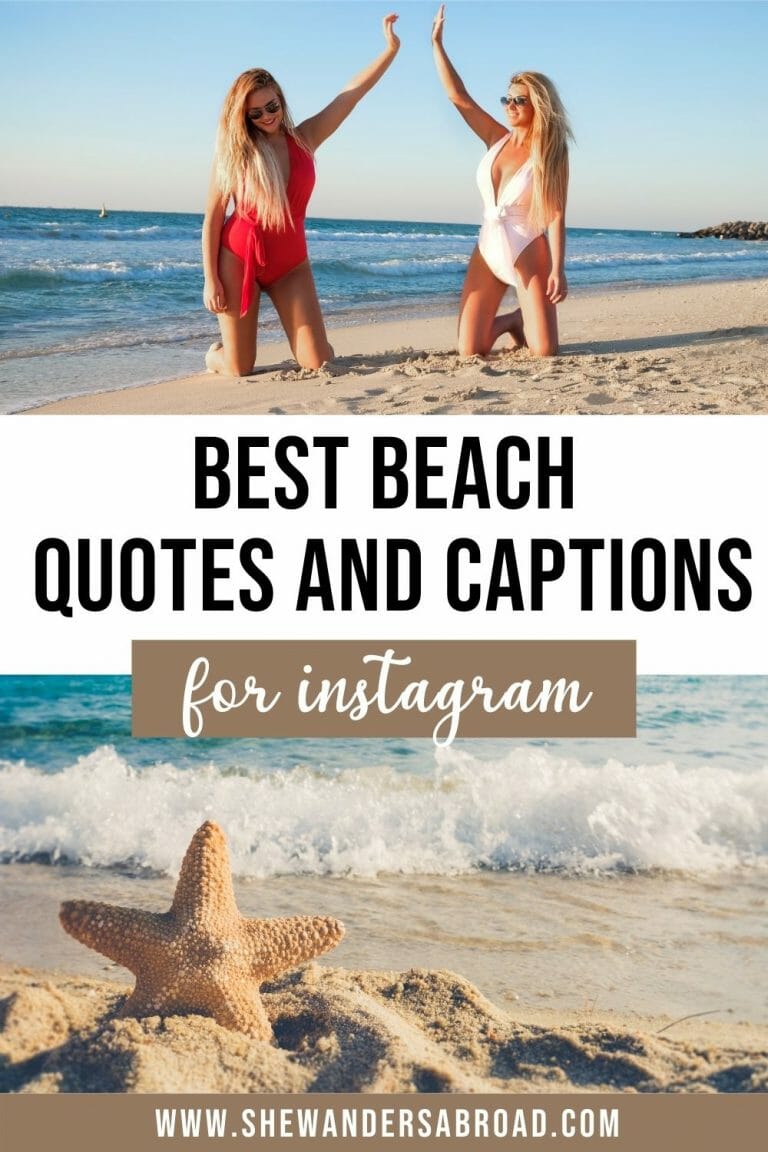 beach posts captions