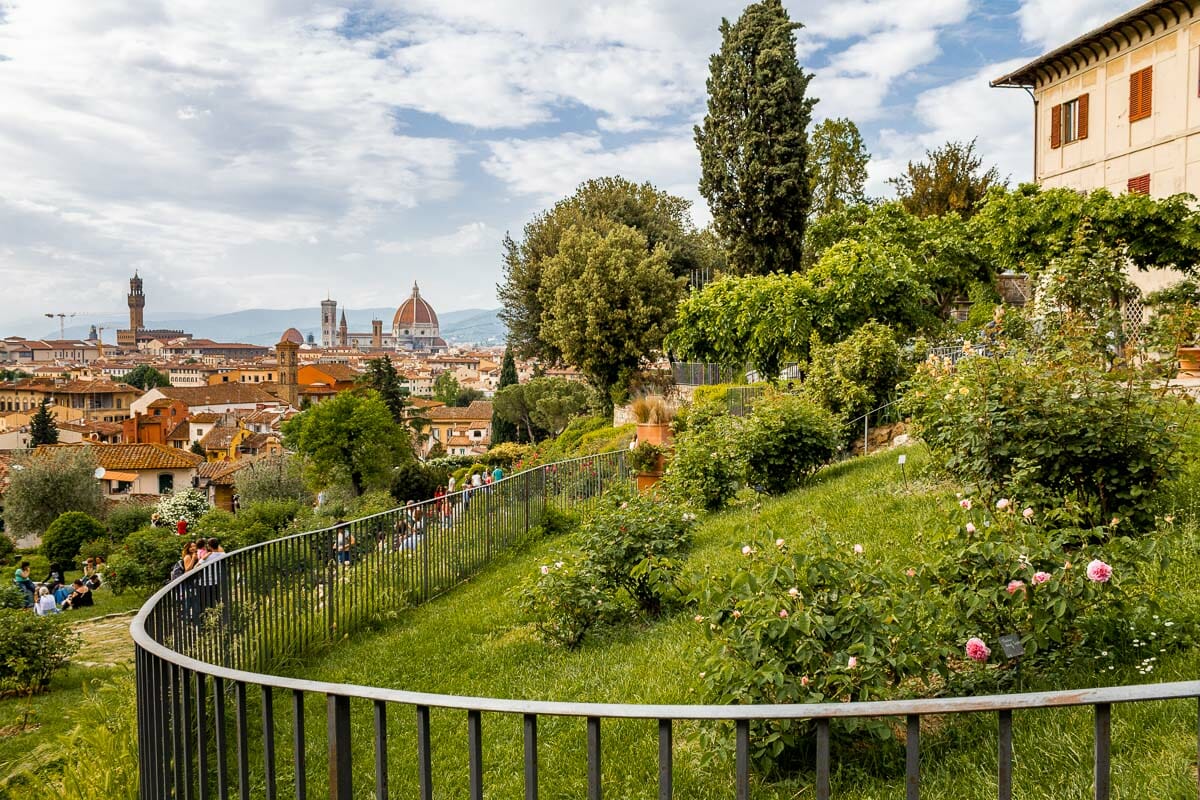 Giardino delle Rose in Florence, Italy