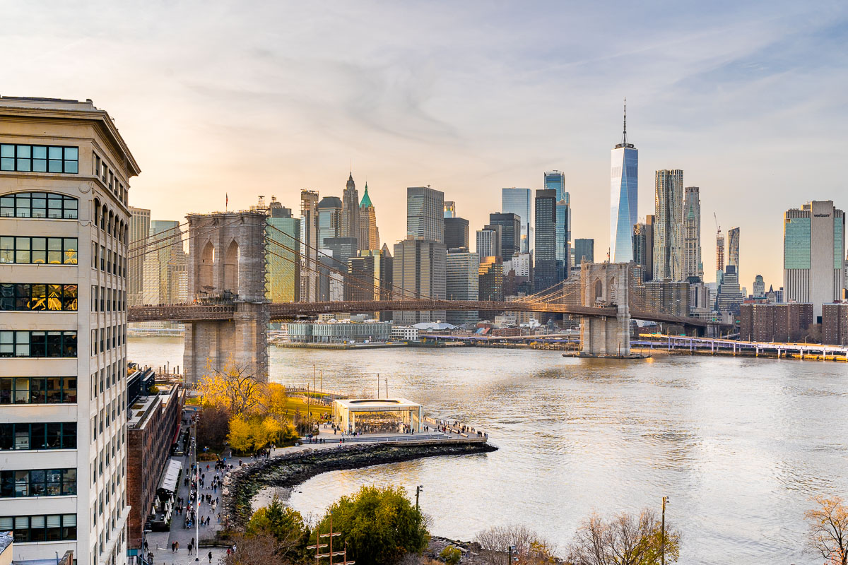 View of Lower Manhattan in New York