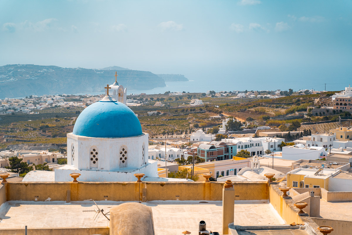 View from Pyrgos Castle