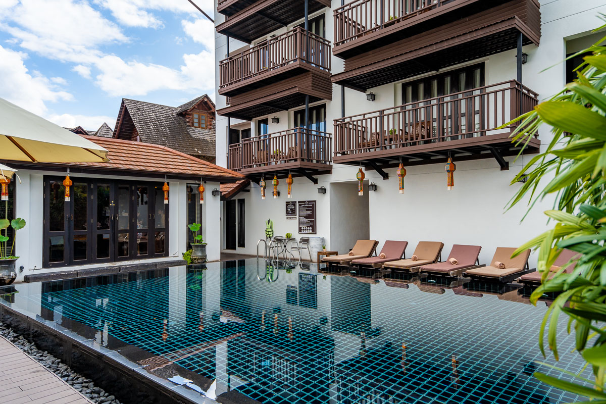 The pool at El Barrio Lanna Chiang Mai