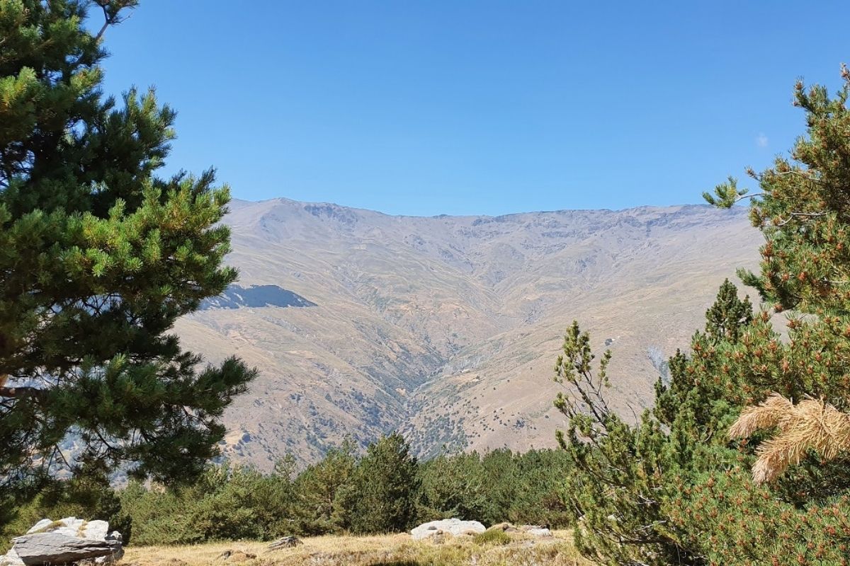 Mountain range in Sierra Nevada, Spain