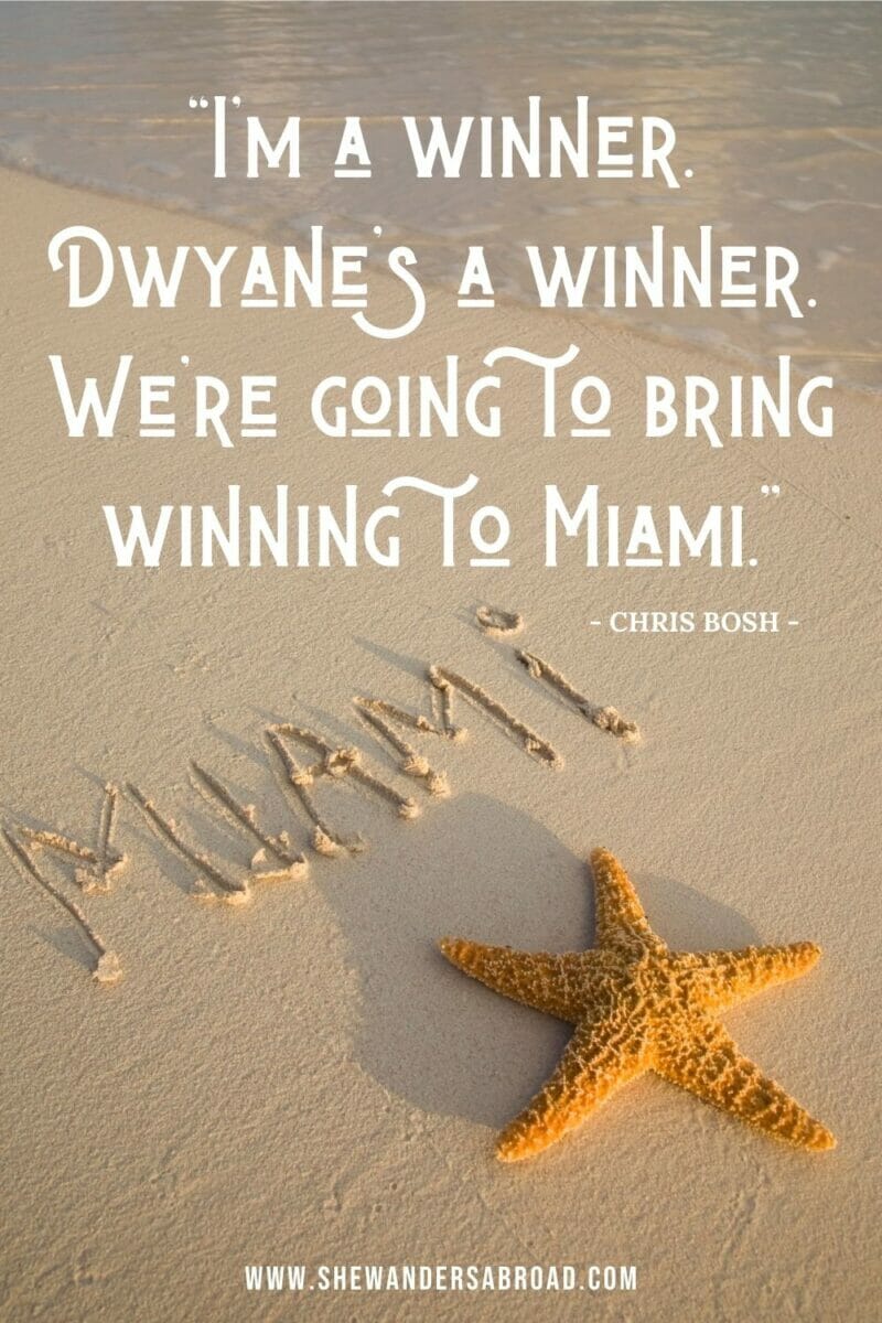 Meaningful Miami Quotes for Instagram
