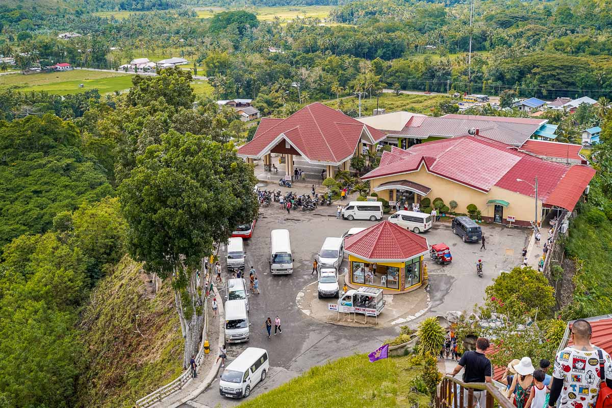 Entrance of the Chocolate Hills in Bohol, Philippines