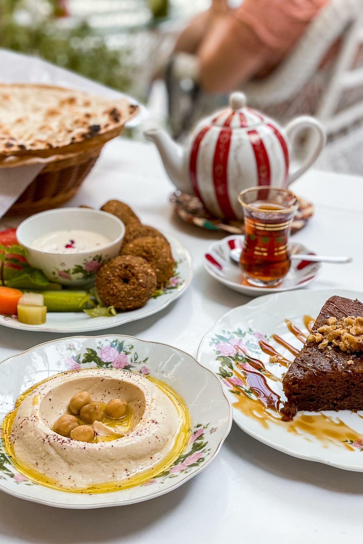Food at the Arabian Tea House in Dubai