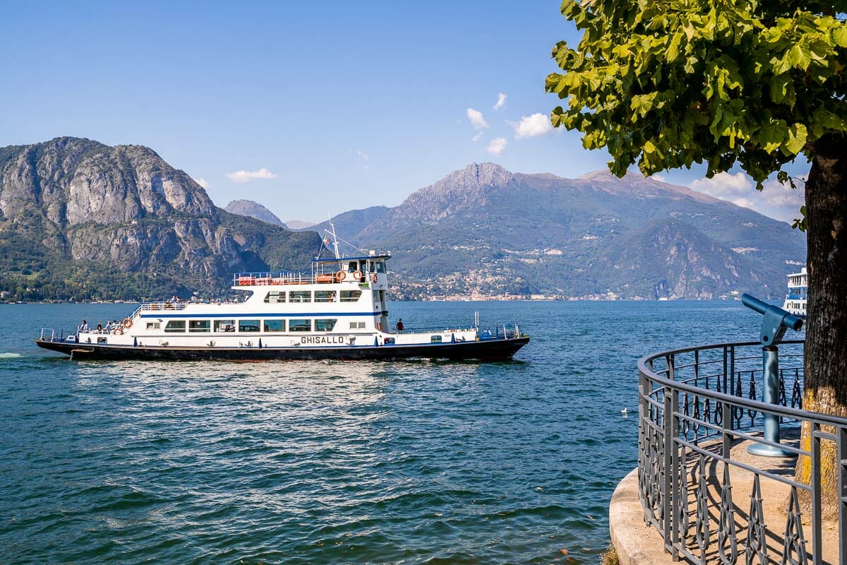 Ferries on Lake Como