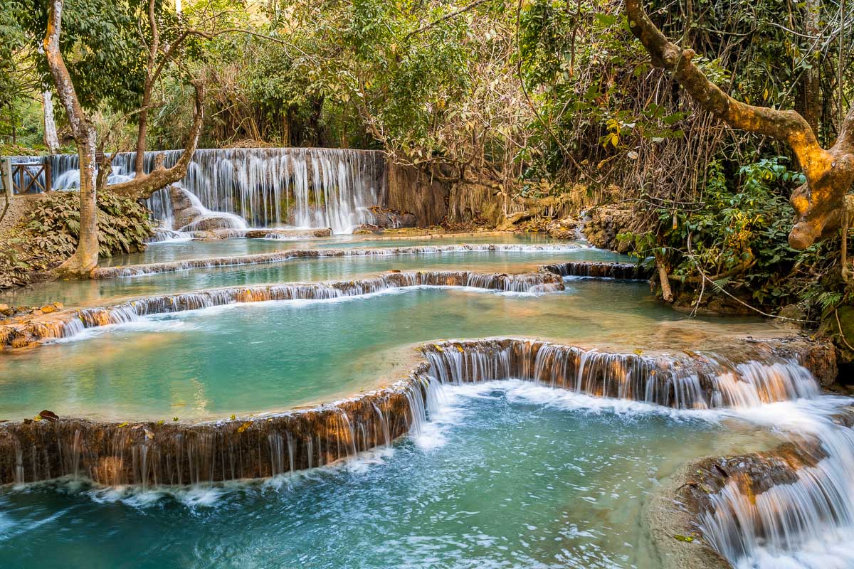 Kuang Si Falls near Luang Prabang, Laos