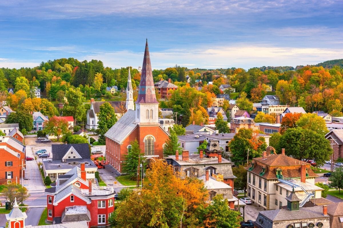 where to visit vermont fall