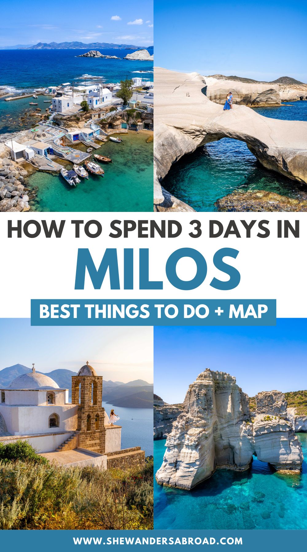 The Perfect 3 Days in Milos Itinerary for First-Timers
