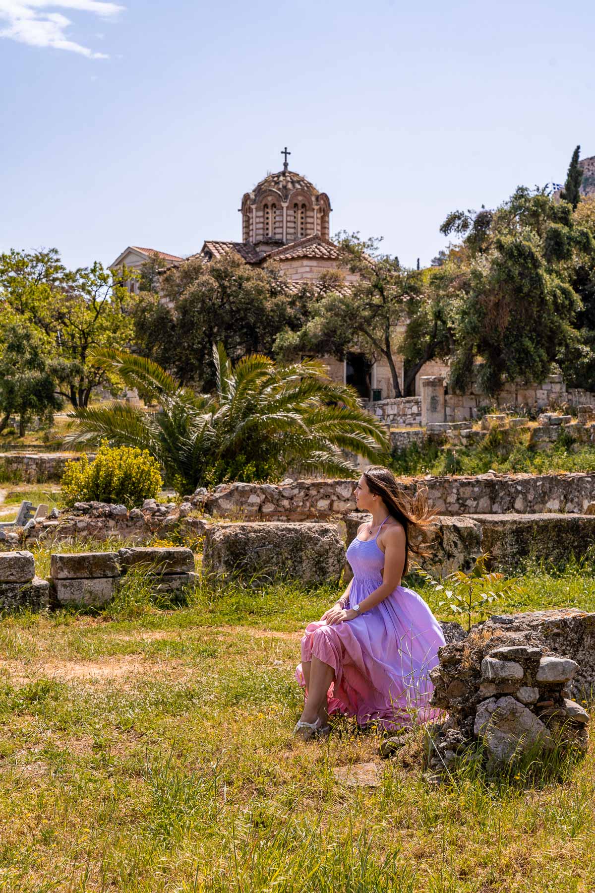 Girl at the Ancient Agora, Athens