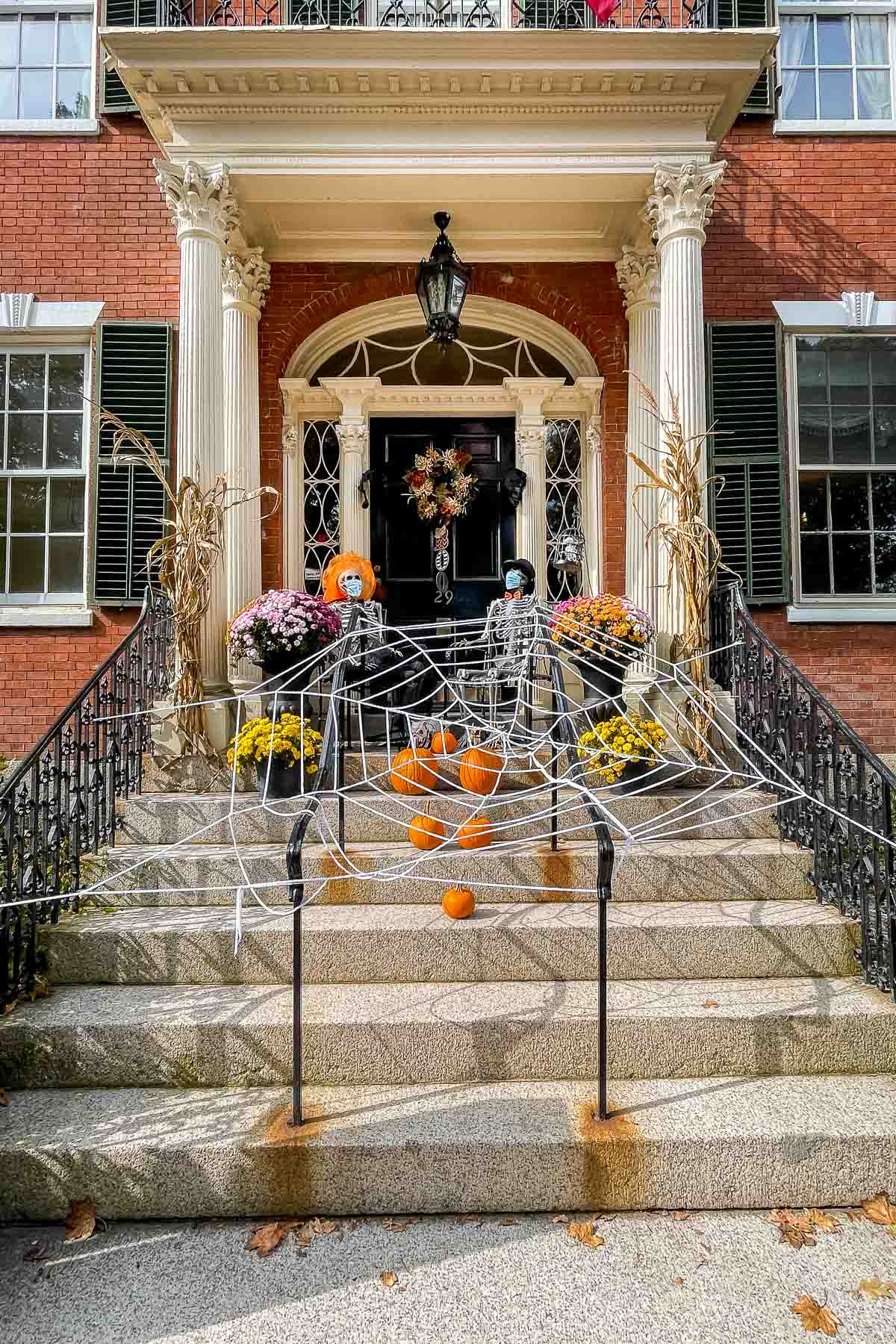 Halloween decorations in Salem MA