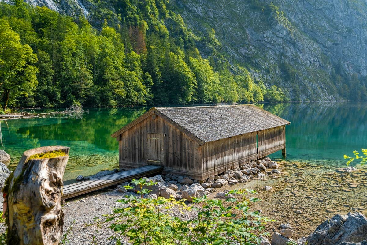Boathouse at Lake Obersee
