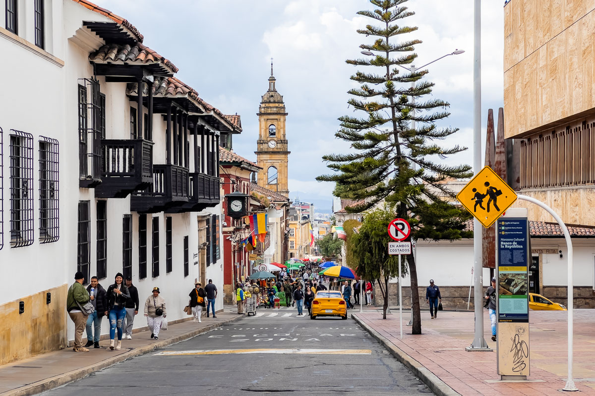 Street in Bogota, Colombia