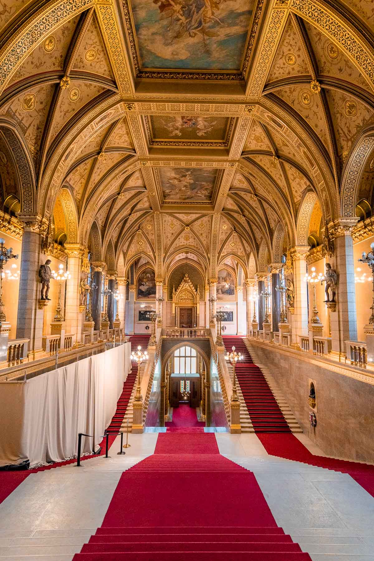 Interior of the Hungarian Parliament