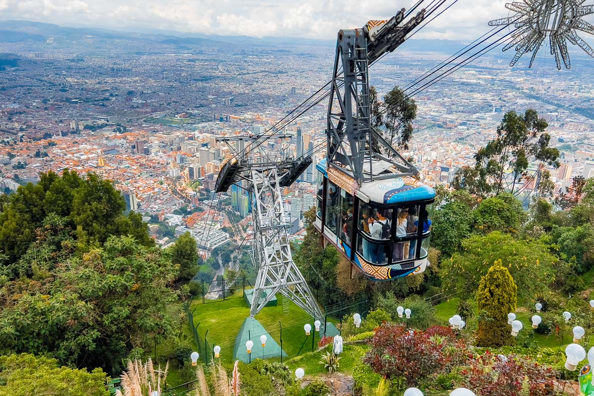 Cable car at Monserrate, Bogota