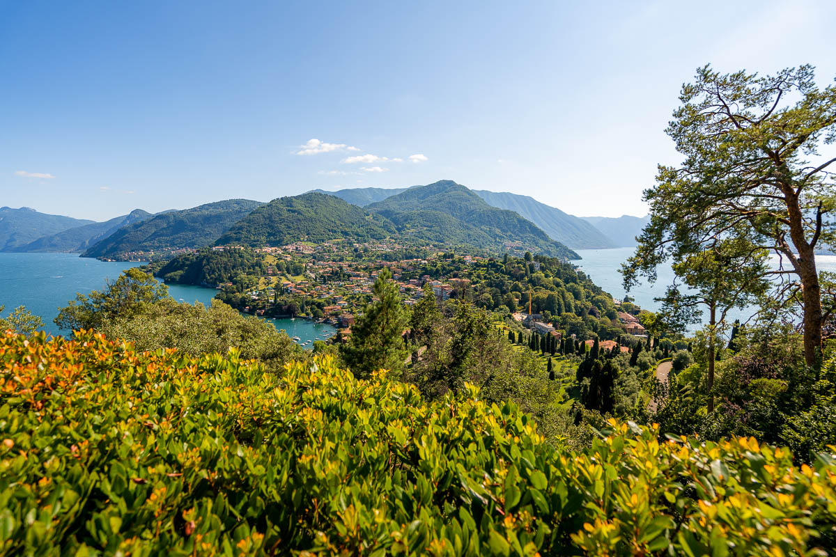 View of Lake Como from Villa Serbelloni Gardens