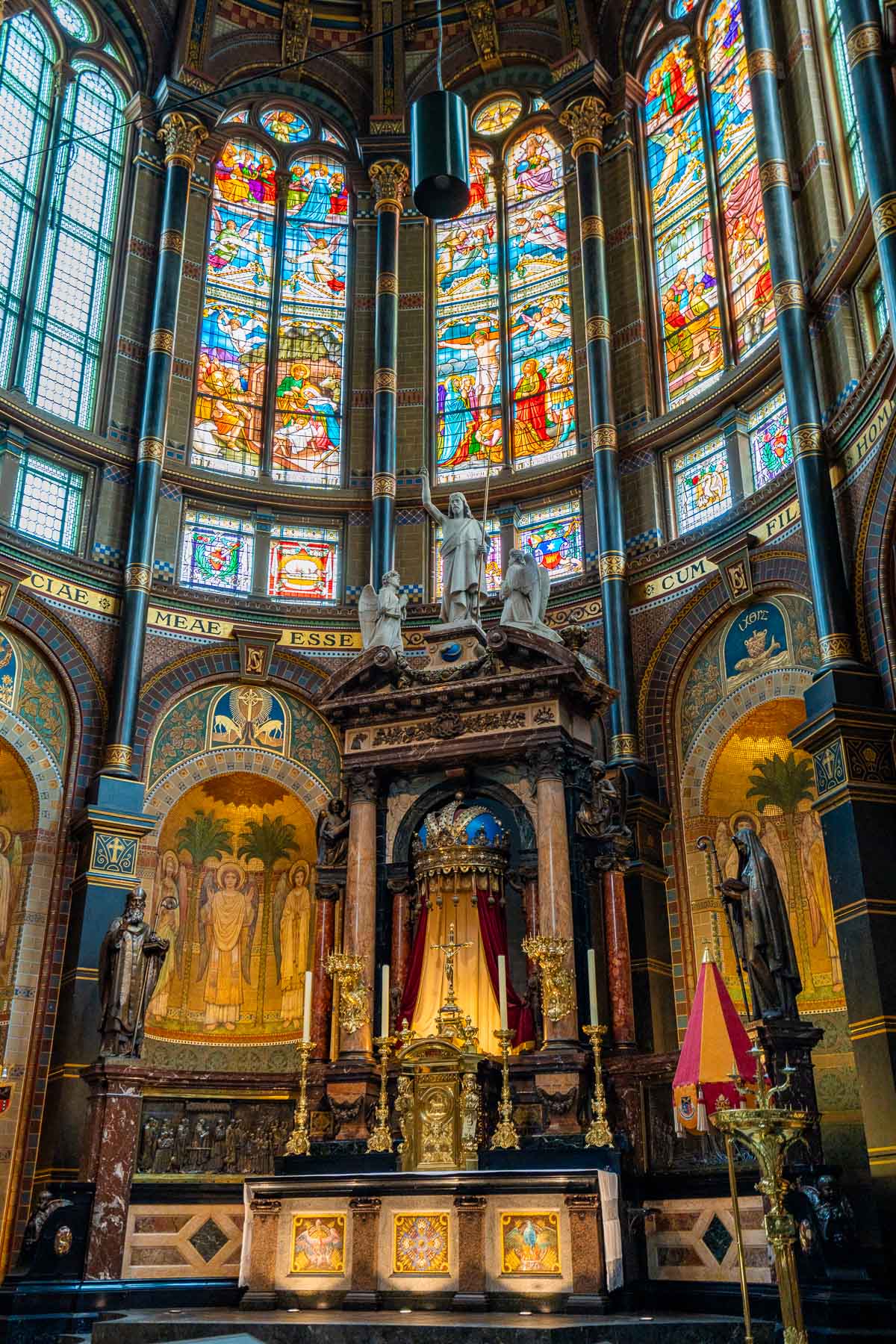 Interior of Basilica of Saint Nicholas in Amsterdam