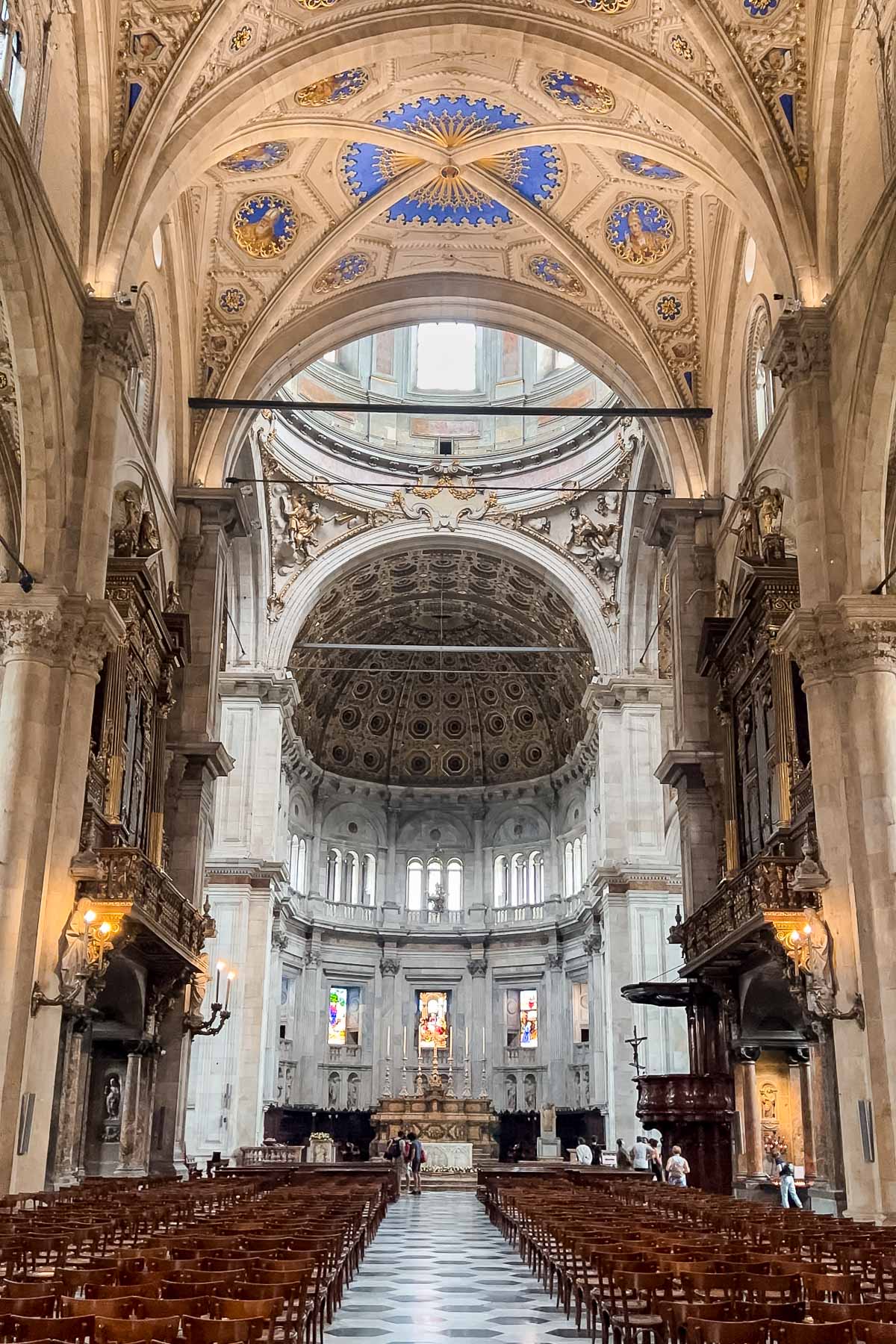 Interior of the Como Cathedral