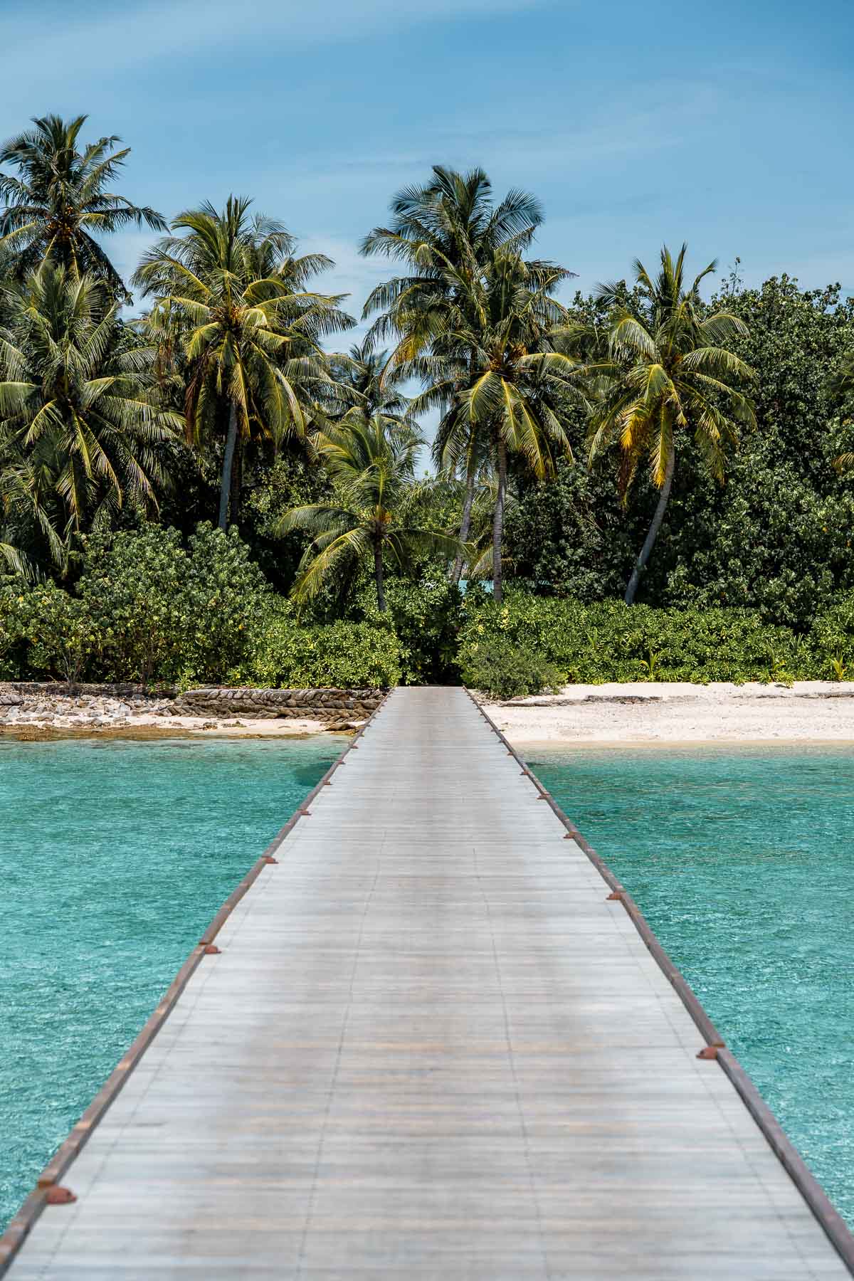 Walkway to the island at Cinnamon Hakuraa Huraa Maldives