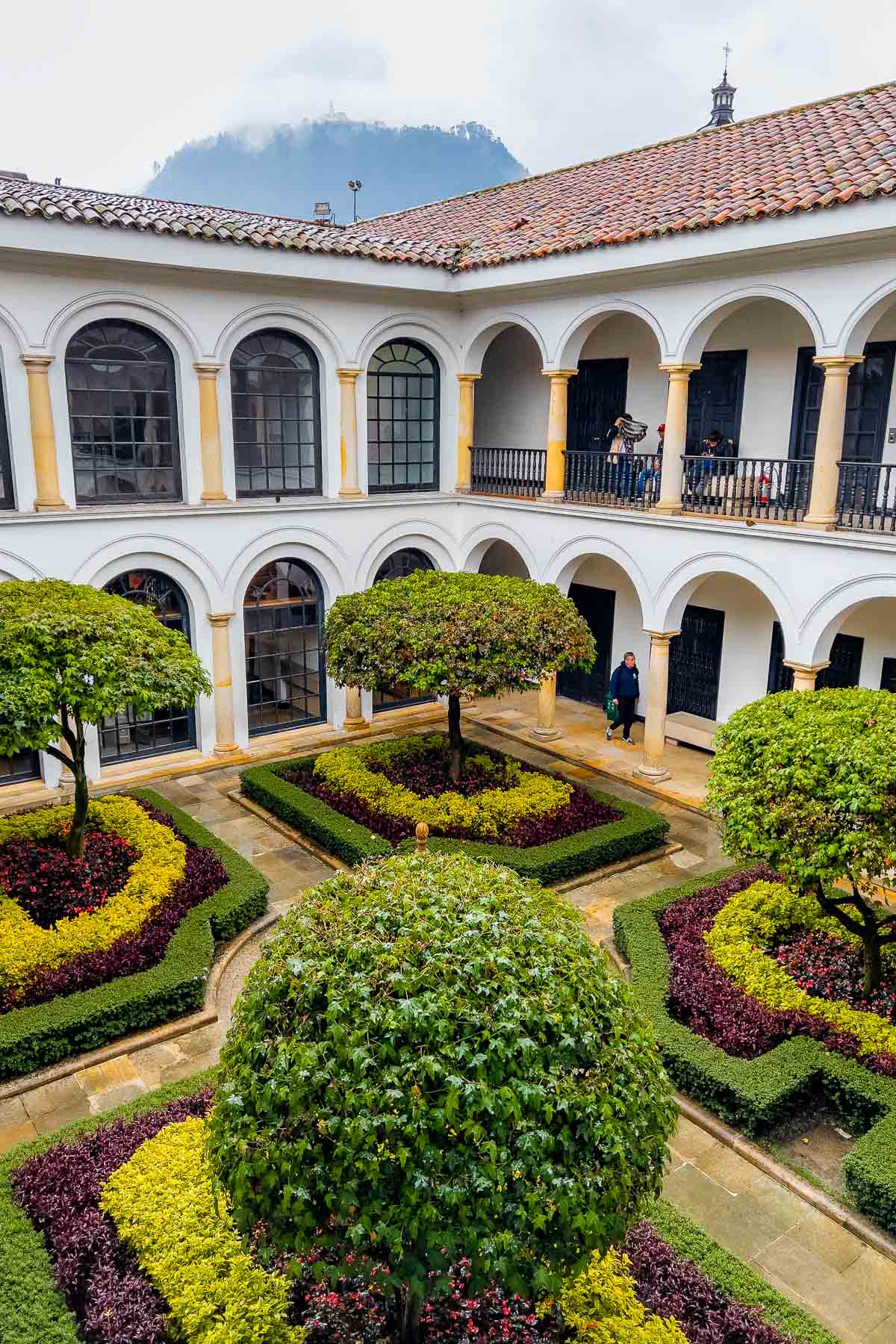 Garden at Botero Museum, Bogota