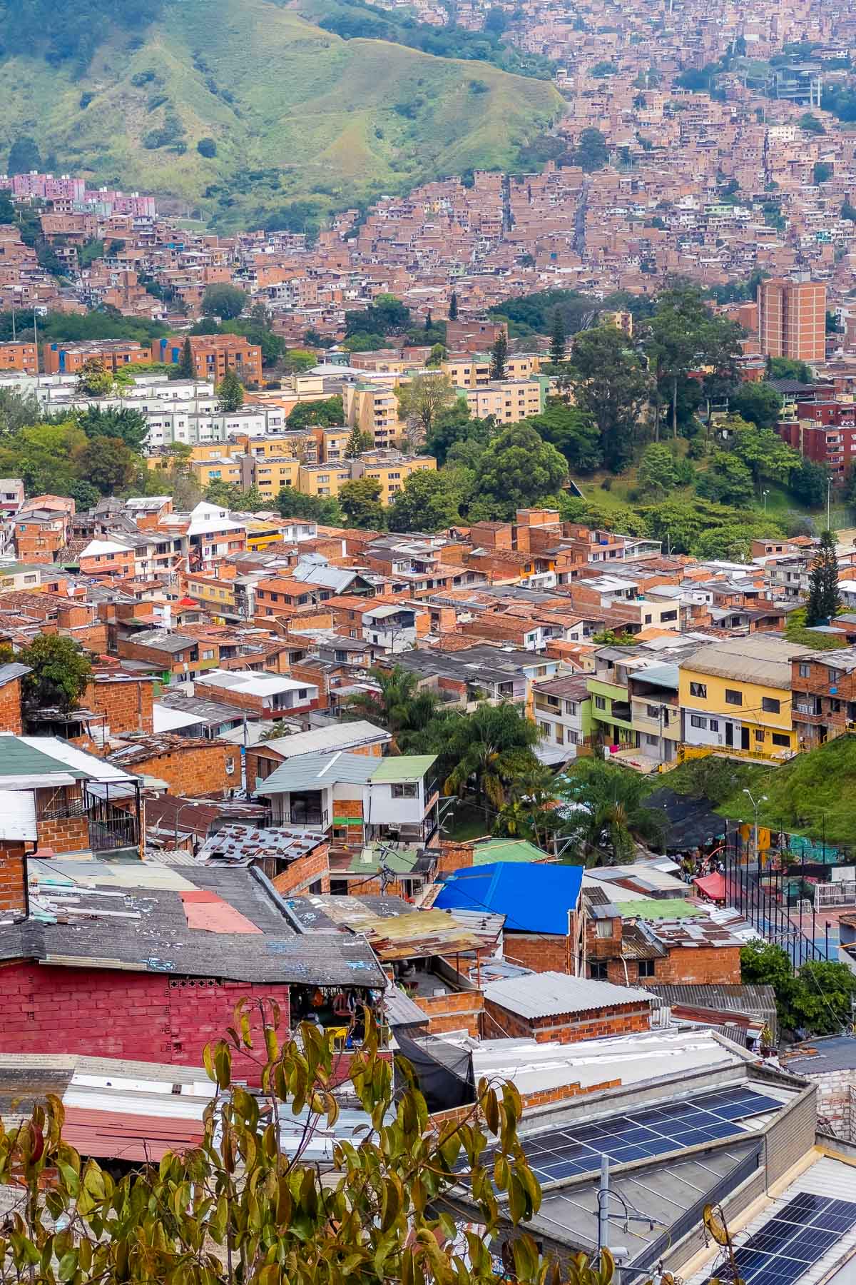 Small houses in Comuna 13, Medellin