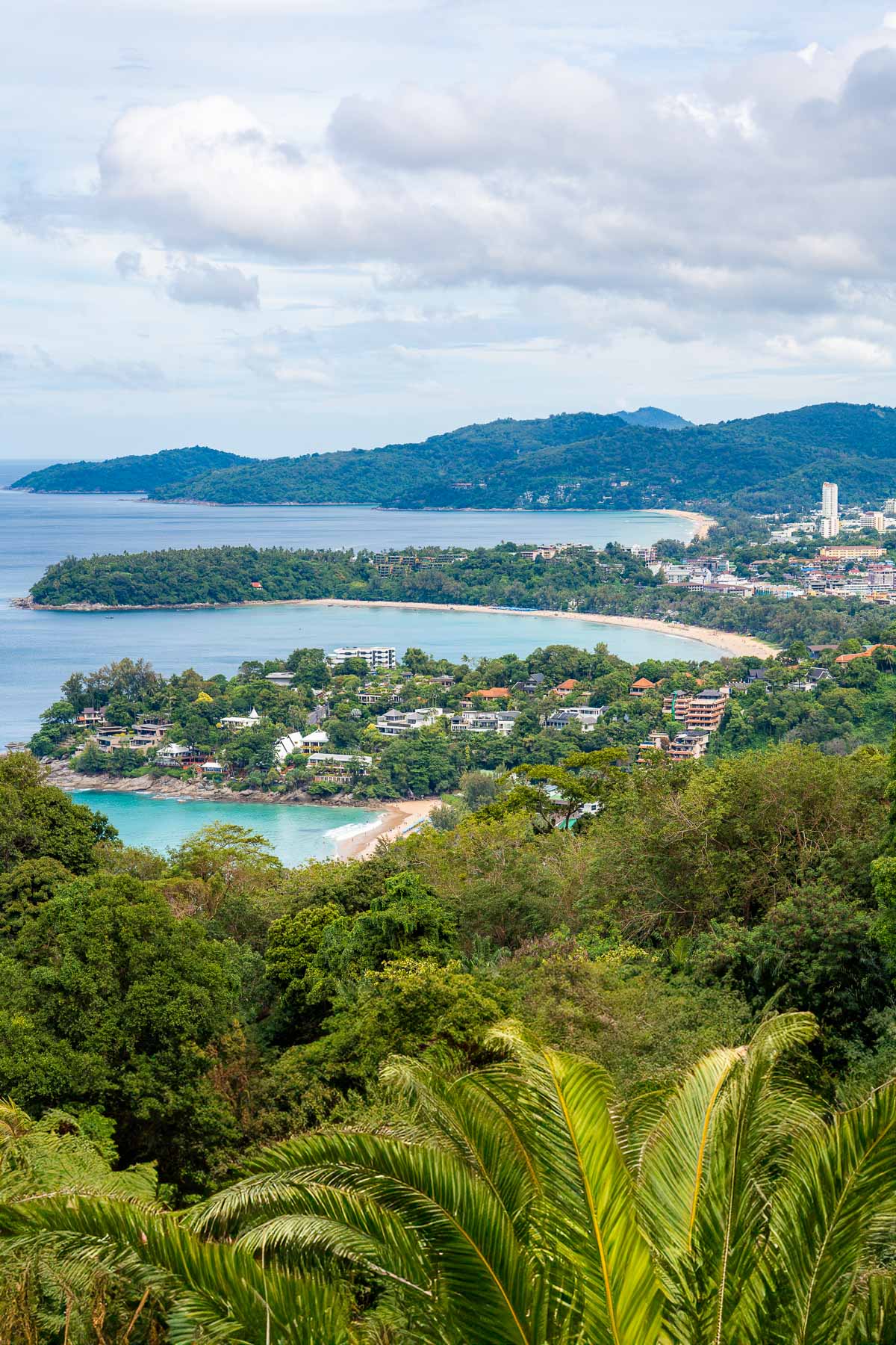 Panoramic view from Karon View Point in Phuket, Thailand