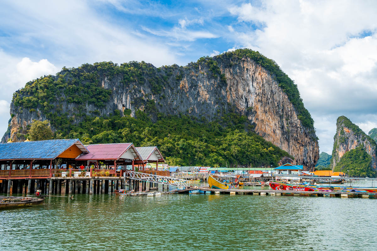 The floating village of Koh Panyee, Thailand