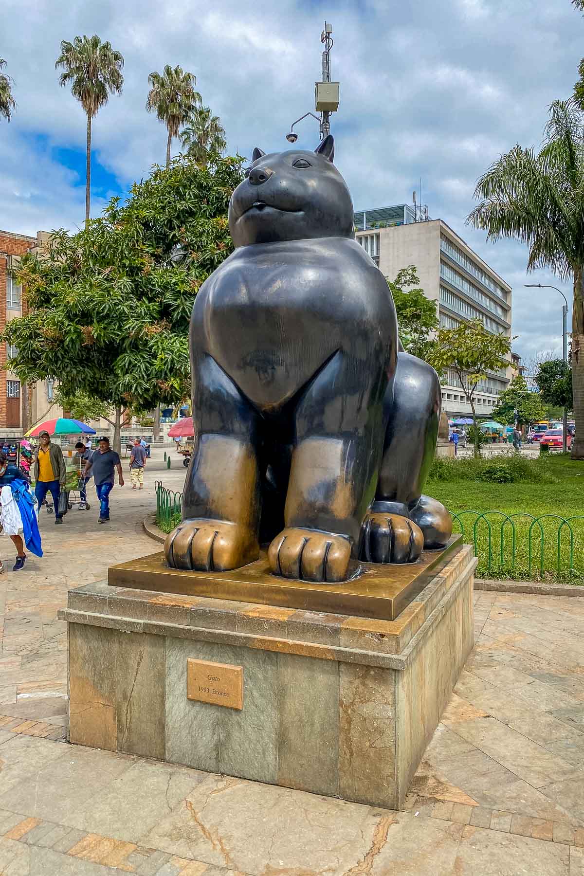 Sculpture by Botero in Plaza Botero, Medellin