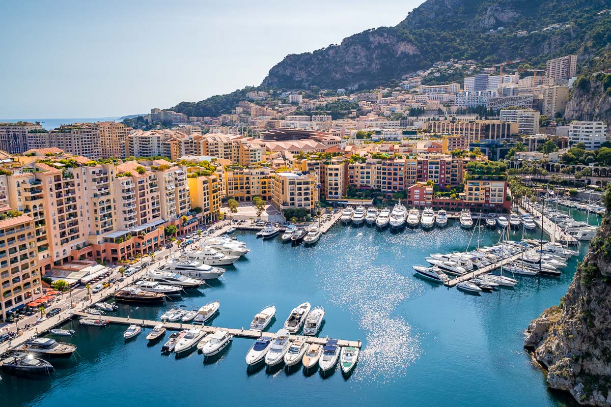 Port de Fontvieille Viewpoint in Monaco