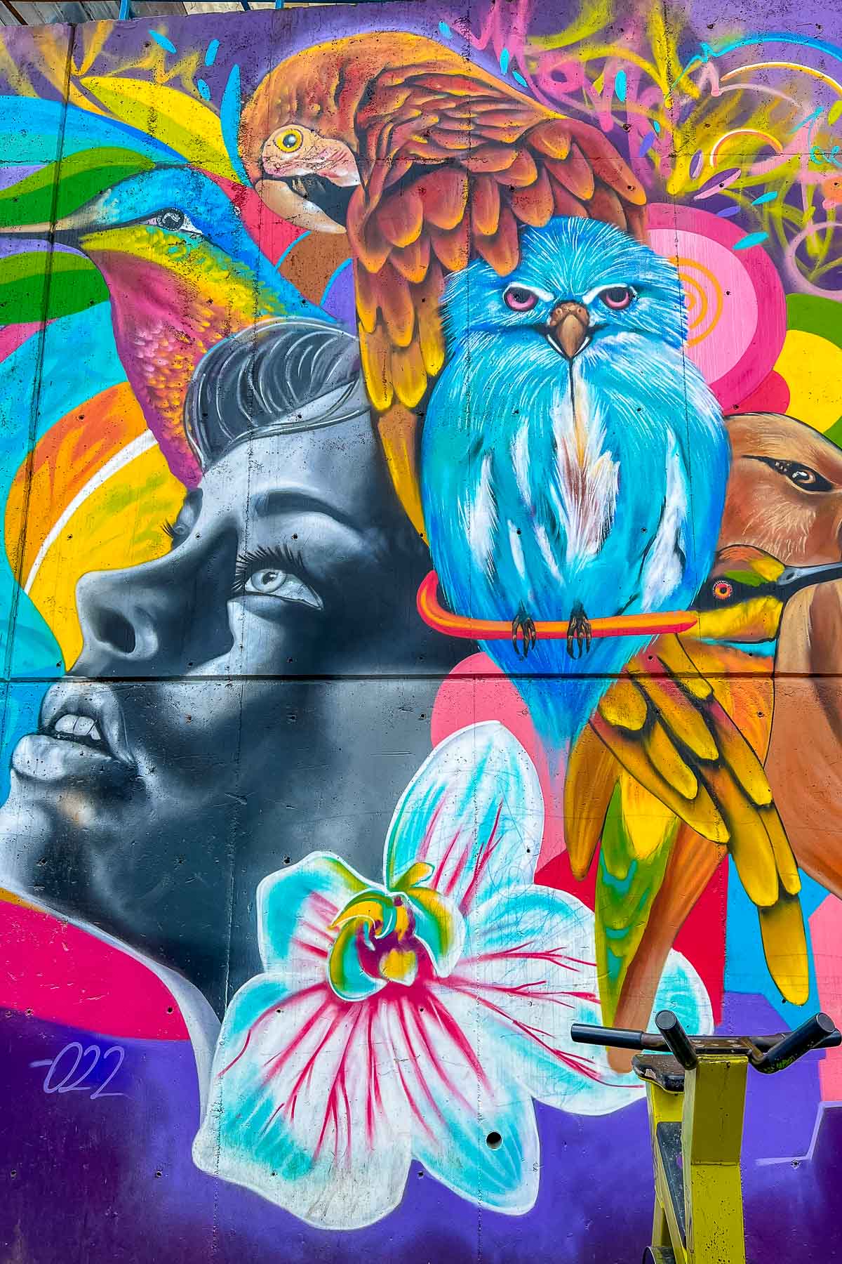 Street art in Comuna 13, Medellin