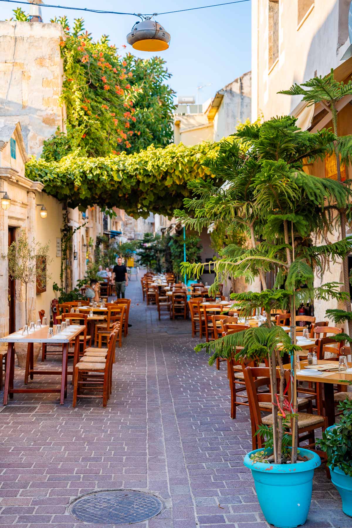 Restaurant in Chania Old Town, Crete