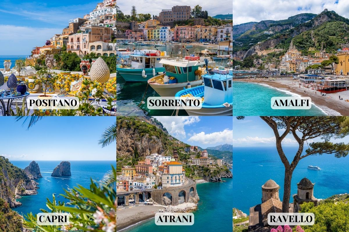 5 Day Amalfi Coast Itinerary: Positano, Sorrento, Amalfi, Capri, Atrani, Ravello