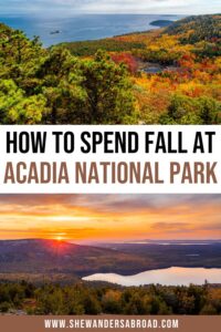 Best Things to Do in Acadia National Park in the Fall