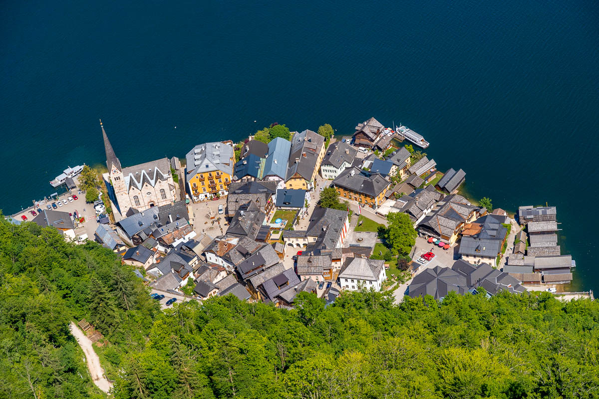 View from Hallstatt Skywalk