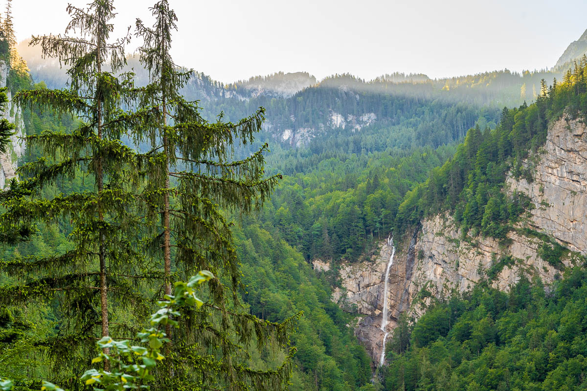 Waldbachstrub waterfall, Hallstatt