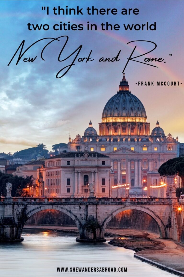 93 Stunning Rome Quotes for Instagram
