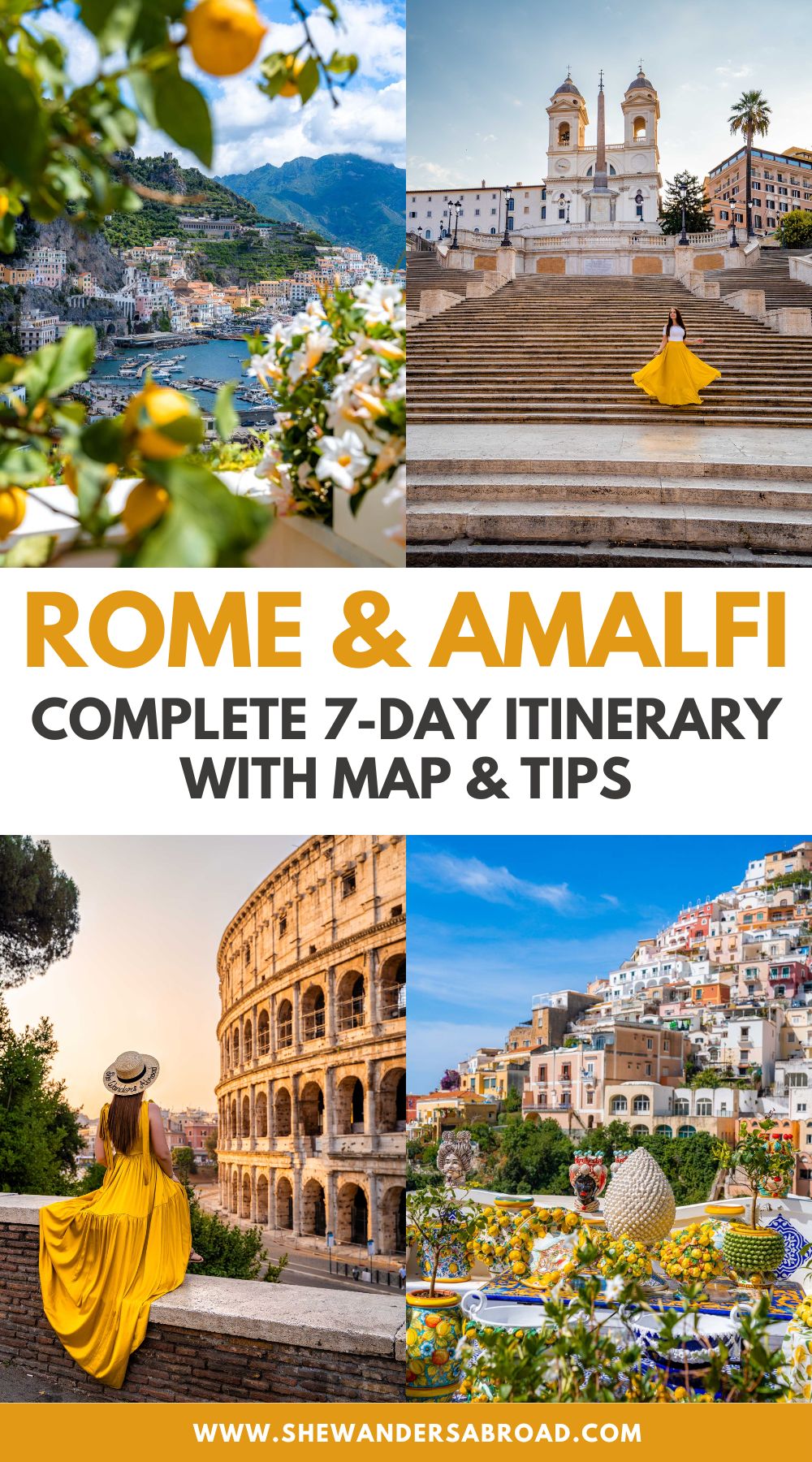 The Perfect 7 Day Rome and Amalfi Coast Itinerary